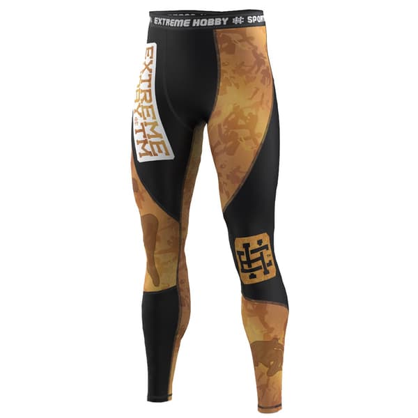 Miesten urheilulegginsit GOLDEN WARRIOR L MUSTA