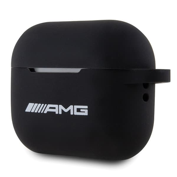 AMG Silikone Hvidt Logo Etui til AirPods Pro 2, Sort