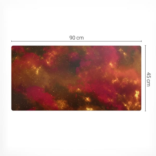 Beskyttelsesmåtte til kontorbordplader Space Nebula 90x45 cm