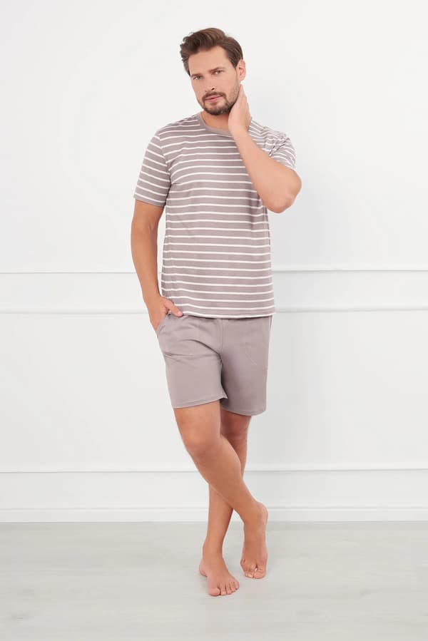 Bert herrpyjamas, korta ärmar, korta byxor XXL
