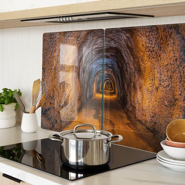 Multifunktionella dekorativa glastavlor med trycktunnel 2x40x52 cm