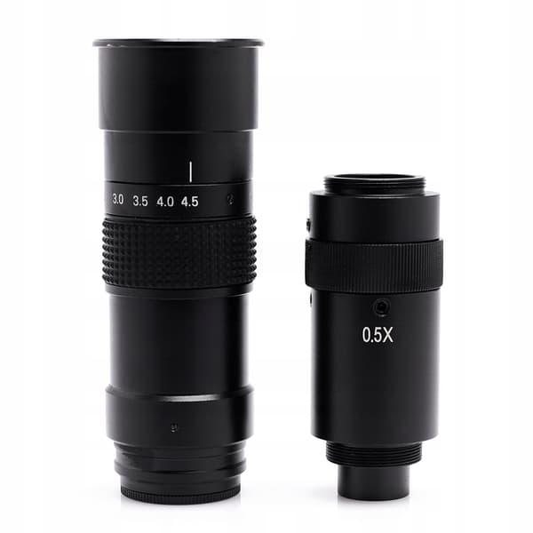 C-Mount Zoom 360x digitalt mikroskoplins