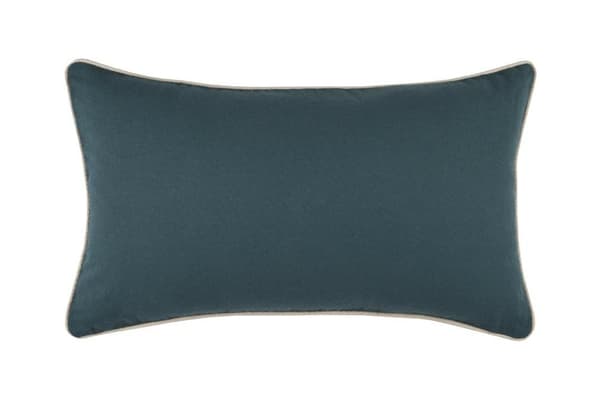 DUO kudde 30x50 kobolt ljusbeige