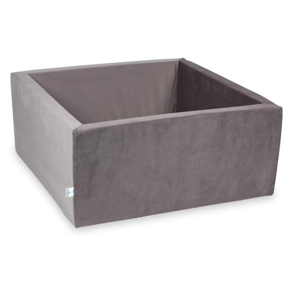 Tør pool 90x90x40 fløjls lilla uden bolde