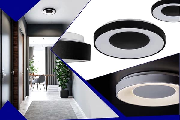 Kanlux LED loftlampe 17,5W neutral hvid sort