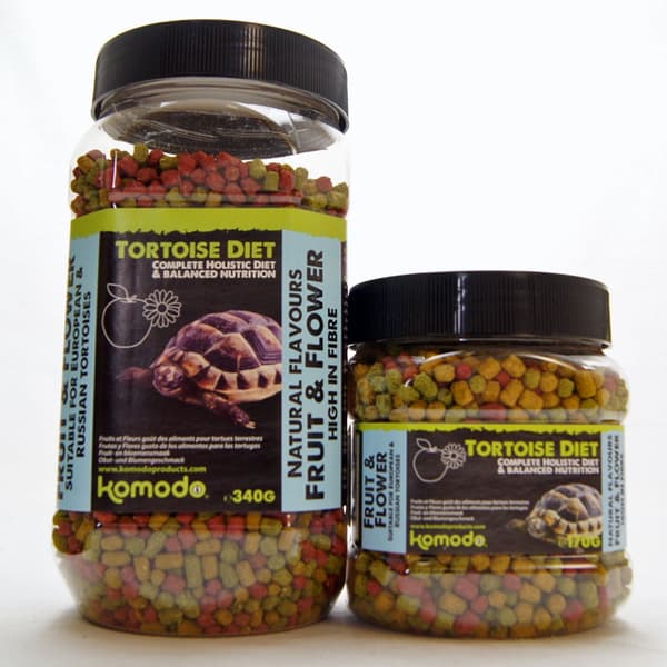 Komodo Tortoise Diet Fruktblomma 340g - foder för sköldpaddor