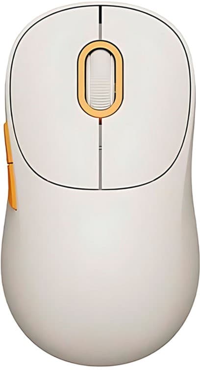 Xiaomi Mi Mouse 3 Trådlös Vit/Orange (BHR8912GL)