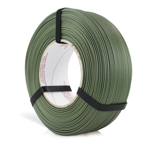 FILAMENT 3D Refill PLA-CF Mat Olivengrøn (1 kg / 1,75 mm)