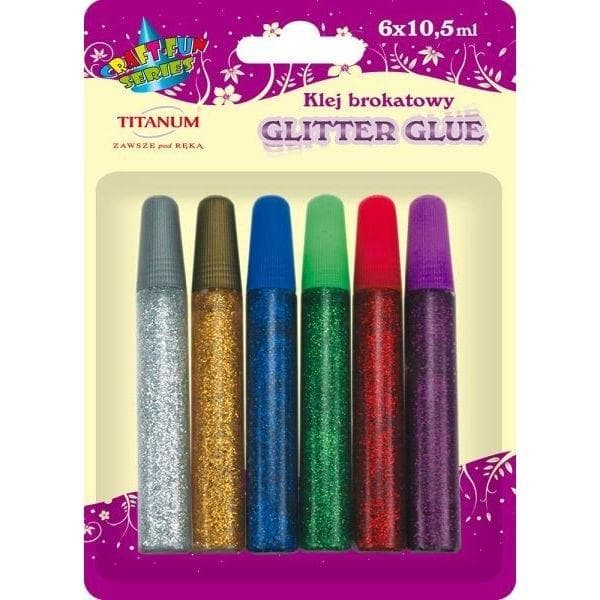 Glitterliimaa 6 väriä