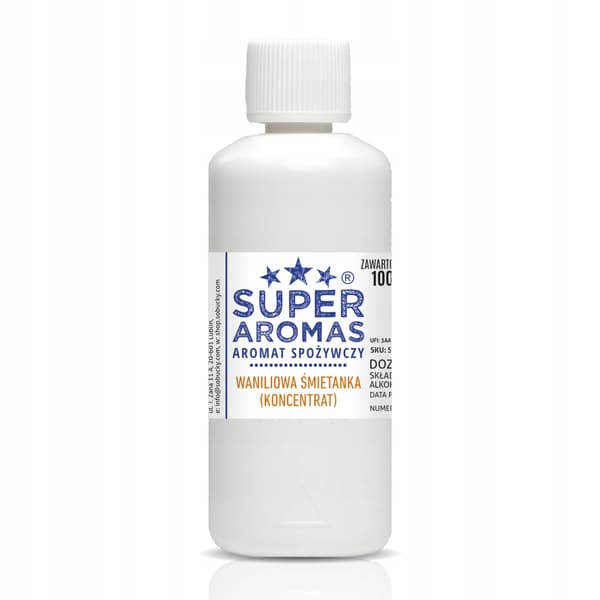 Superaromas Vaniljecreme Madsmag (koncentrat) 100 ml