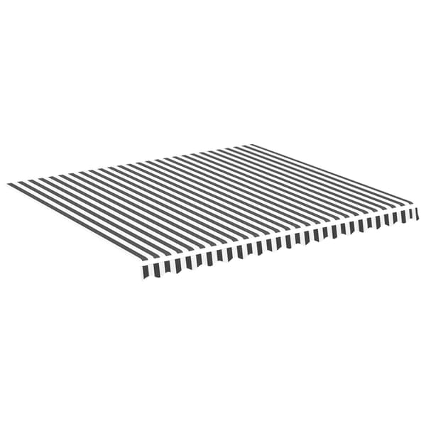 vidaXL Markistyg antracit/vit 4x3,5 m