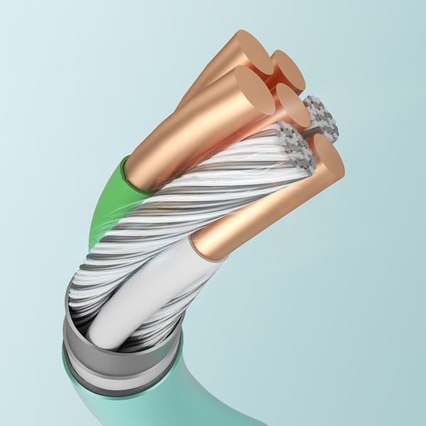 iPhone USB-kaapeli - Lightning 2.4A 1.2m valkoinen