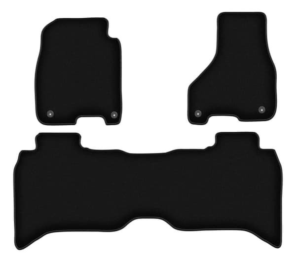 BASIC sorte velourmåtter til: Dodge RAM DS DJ 1500 pickup (2012-2020)