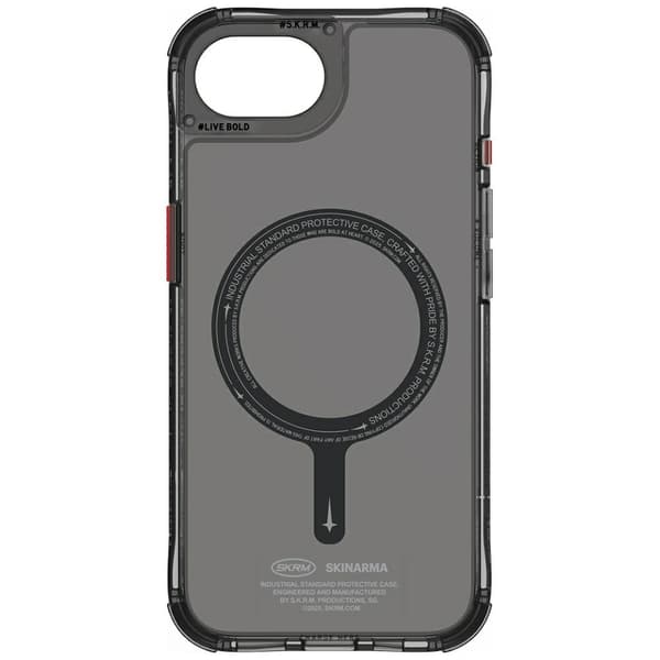 Skinarma Saido MagSafe-etui til iPhone 16e, sort