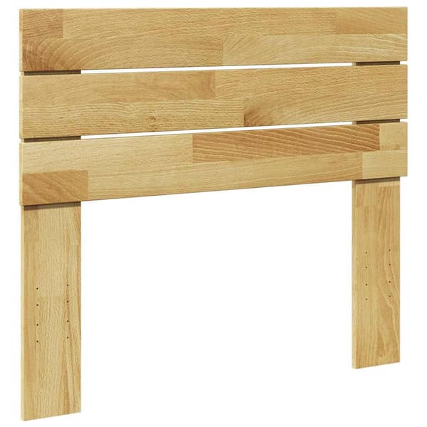 vidaXL sengegavl 90 cm massivt egetræ