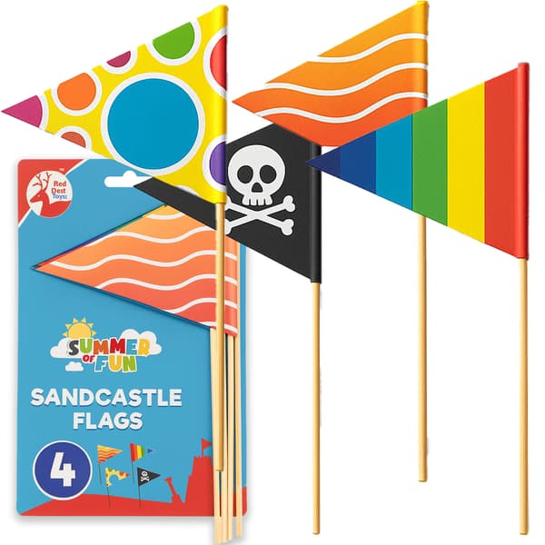 BC Flags Sandlådeleksaker Strandsandtillbehör Set för barn 4x