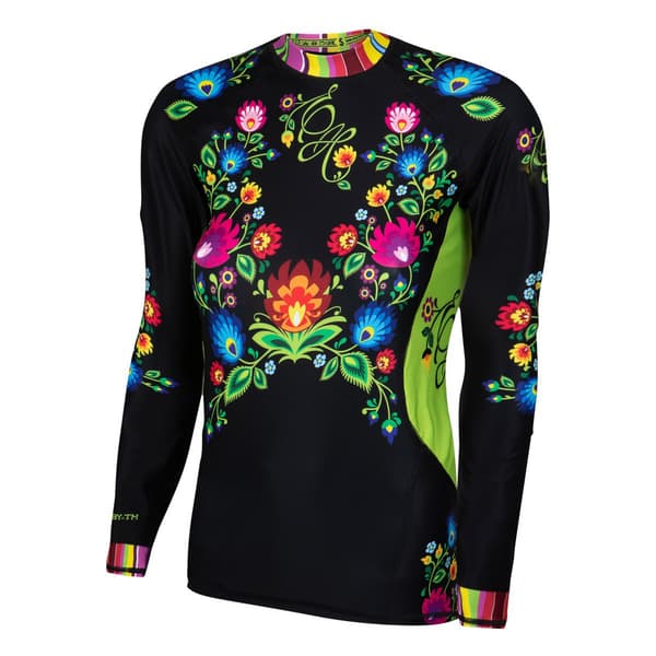 Dam långärmad rashguard FOLK M SVART