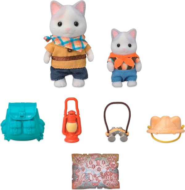Epoch Sylvanian Den Store Ekspedition Figursæt 8cm Voksne 4cm Børn