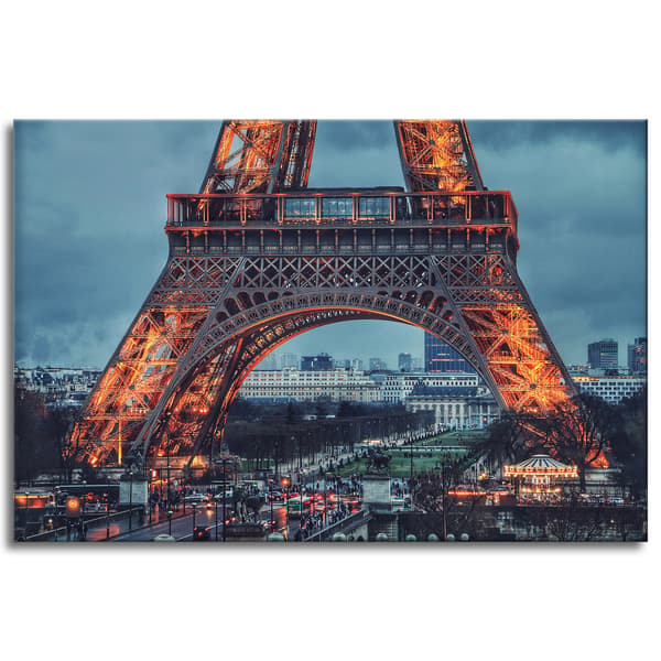 Canvas-taulu, Arkkitehtuuri, Eiffel-torni, 120x80
