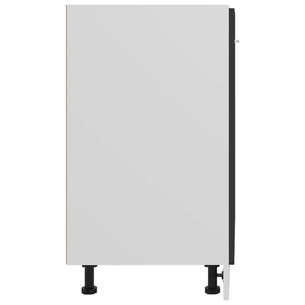 vidaXL køkkenskab sort 60x46x81,5 cm spånplade