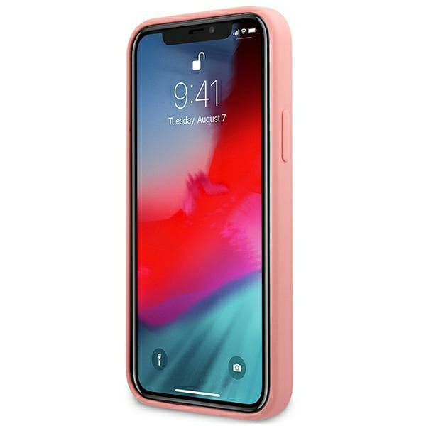 Guess Peony Collection iPhone 12 Pro Max cover, lyserød