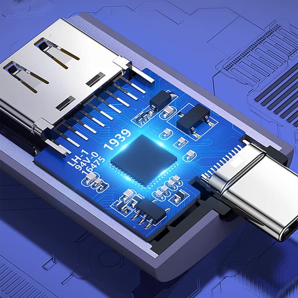 USB-C - HDMI 4K -videosovitin, harmaa