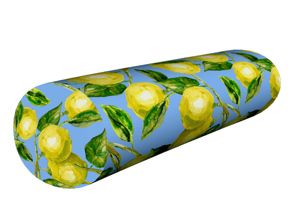 Rullkudde - Citroner Ø16x55 cm