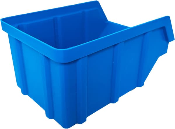Værkstedscontainer model 1, mål 118 x 78 x 56, blå