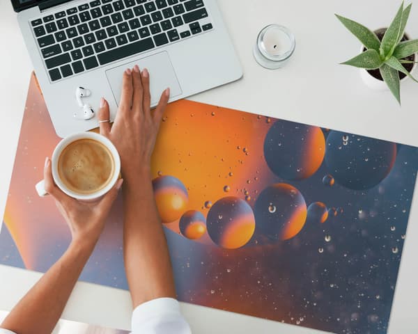 Designer Bubble Abstract Laptop Skyddsmatta 90x45 cm