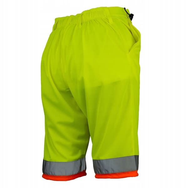 Reflekterende arbejdsshorts med urgent-effekt, URG HV M