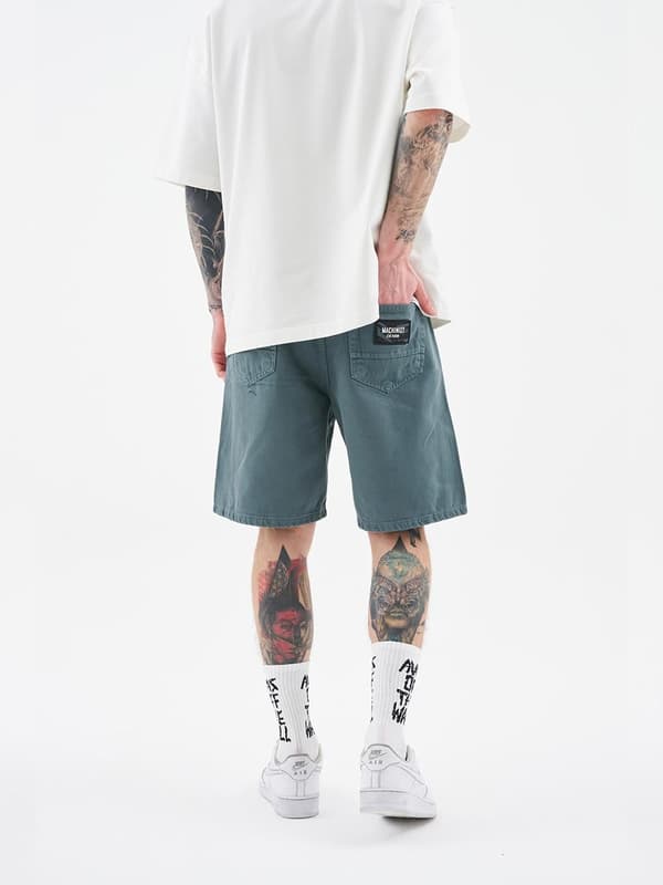 MyStars Washing Basic 31 Blå Herrjeansshorts