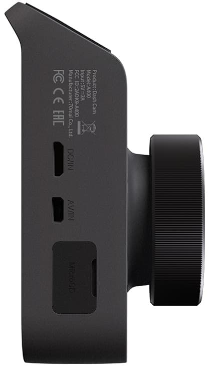 70mai A400 Dash Cam Grå + Backkamera RC09 (MIDRIVE A400 Grå + RC09)