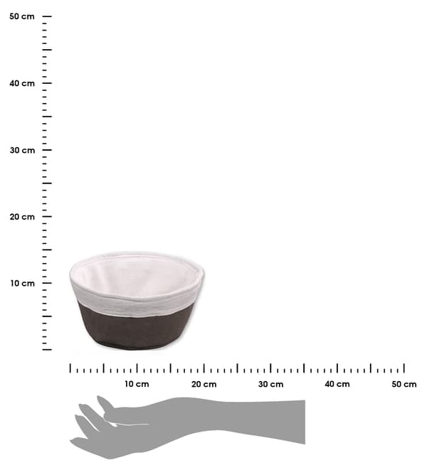 Pyöreä kori leivälle ja hedelmille 20 cm