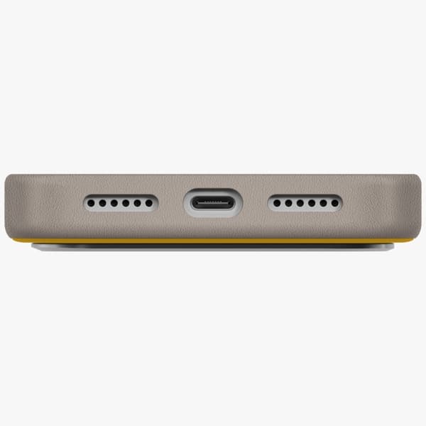 UNIQ Lyden DS MagSafe-etui til iPhone 17 Pro Max, gul/grå