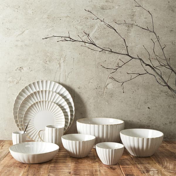 Eden dyb tallerken 20 cm creme