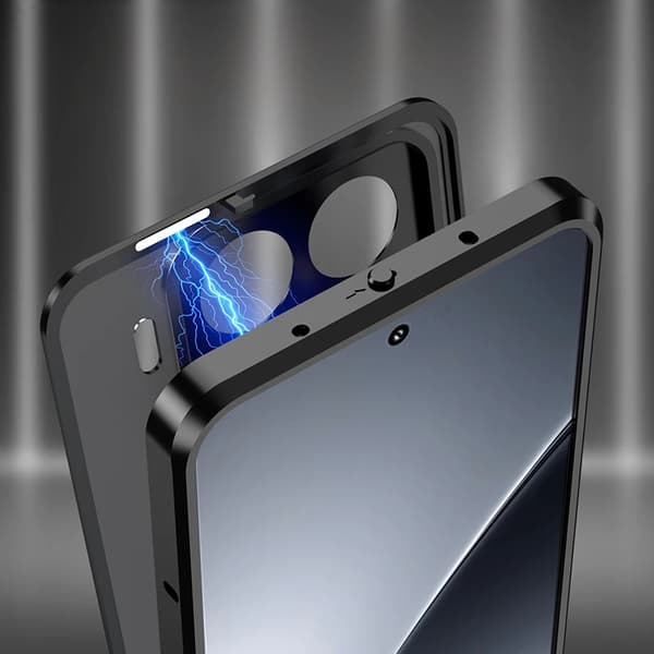 Fodral för Xiaomi 15, Ramfodral, svart