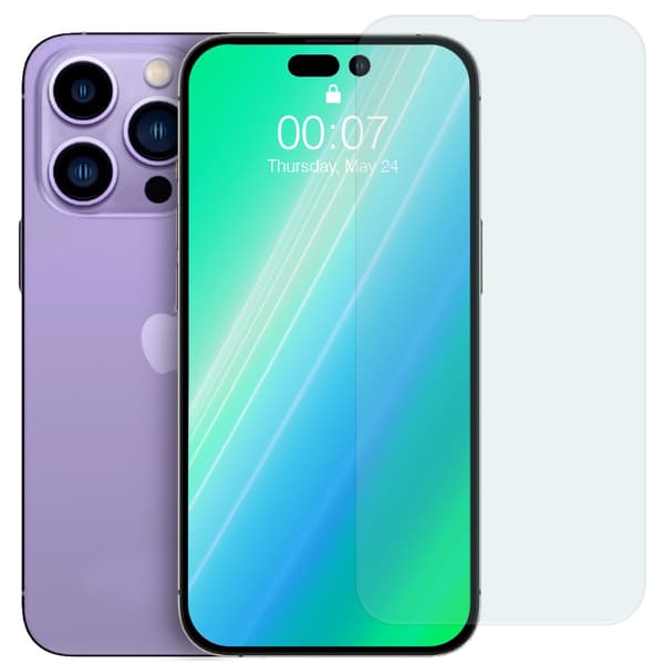 Premium Armor Slim 2mm coversæt til iPhone 14 Pro Max, klar + glas