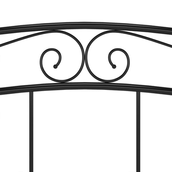 vidaXL sengestel sort metal 160x200 cm