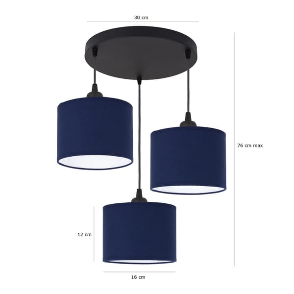 Tornado AM3K lampa marinblå