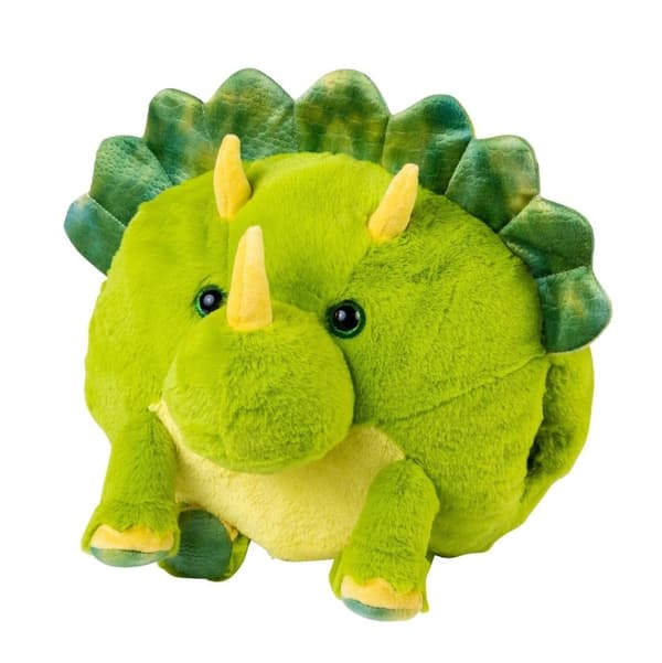 Dinosaurustyyny ja pehmoinen kädenlämmitin