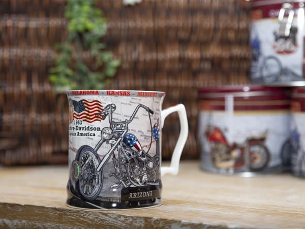 Carmani, 480ml muki - Harley Davidson -moottoripyörä tölkissä