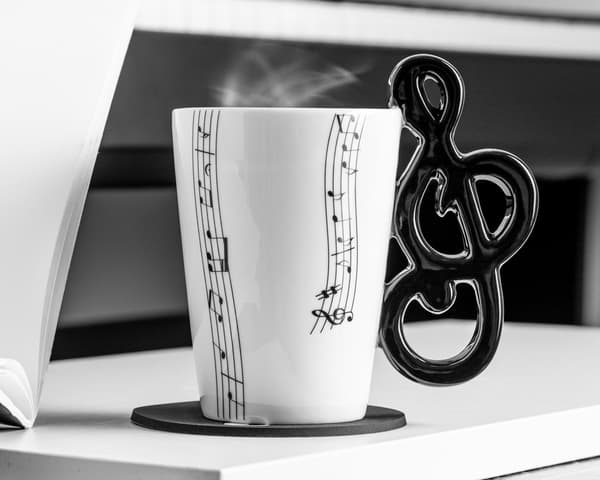 Musiikkiduo setti - DISKANTTIAVAIN muki + lasinaluset
