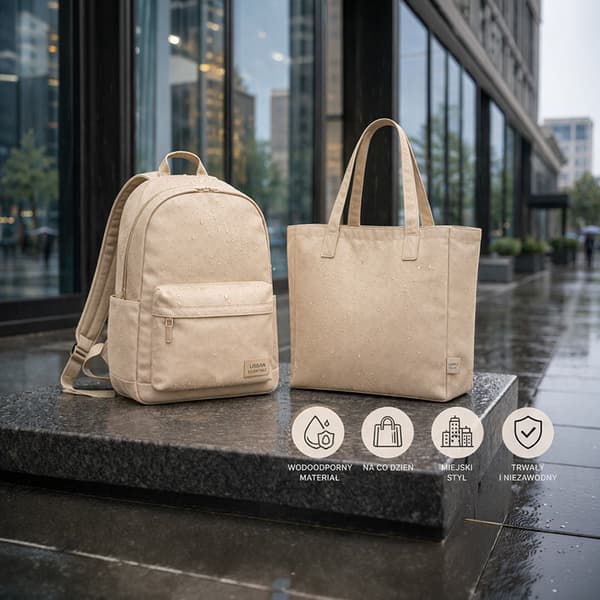 Lys beige vandtæt stof