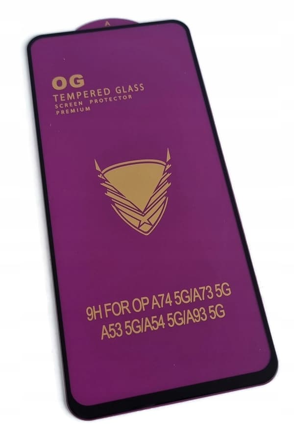 5D Härdat Glas för Oppo A53 A54 A73 A74 A93(5G)