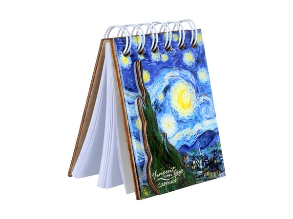 Magnetisk notesbog - V. van Gogh, Stjernenat (CARMANI)
