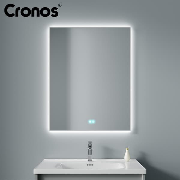 Cronos uppvärmd spegel rektangulär 60x80cm