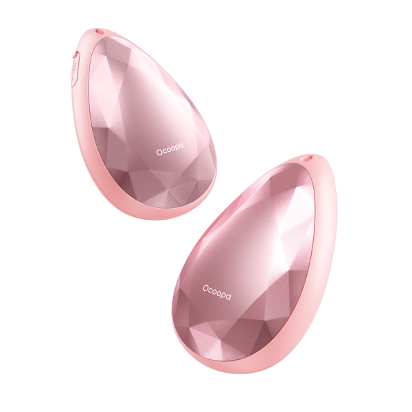 Ocoopa UT4 Rare håndvarmere 2x 2000 mAh op til 12 timer IP34 rosa