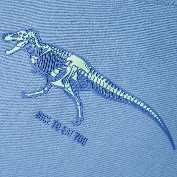 Barn-T-shirt, blå, 104