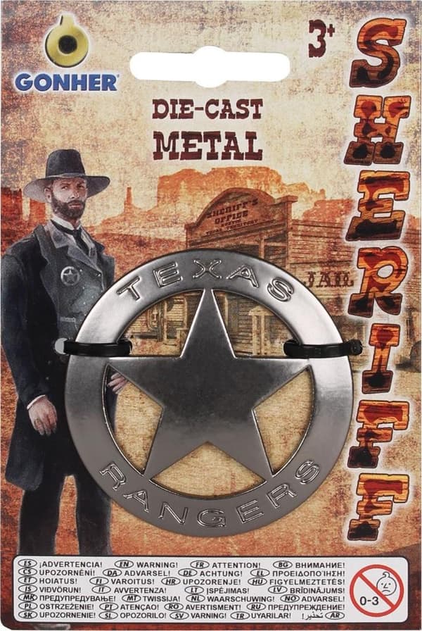 Texas Ranger Sheriffs metallmärke 14/0
