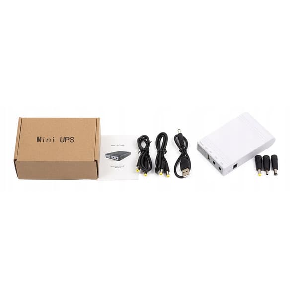 MINI UPS NØDSTRØMFORSYNING TIL GSM ALARM 5/12/12V